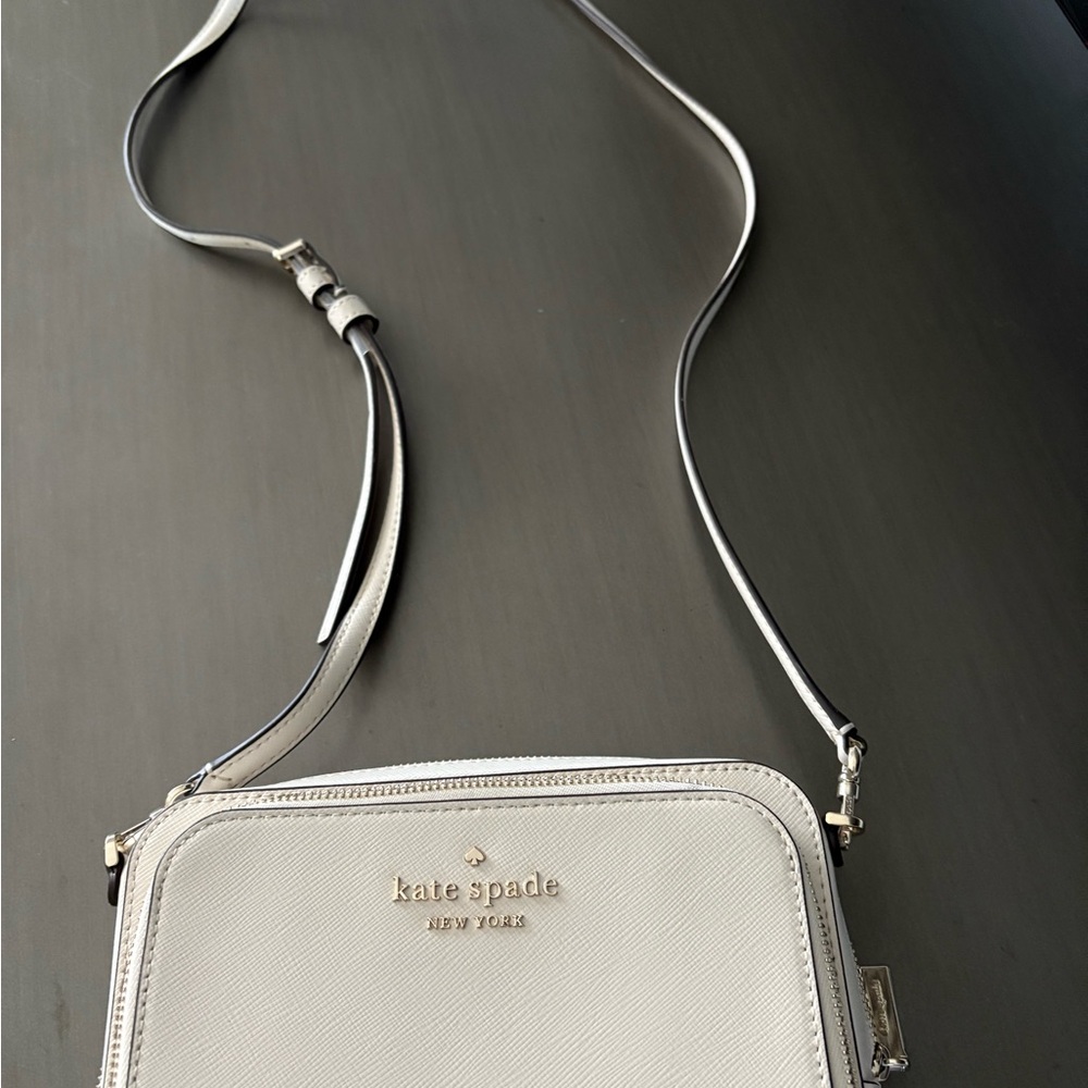 kate spade Light Gray Crossbody Bag